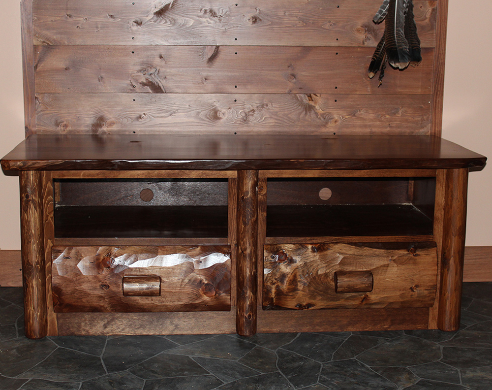 Cedar Log Entertainment Center